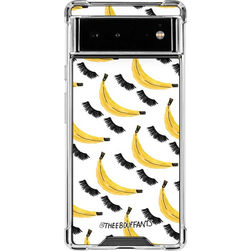 Bouffants and Broken Hearts Banana Lash Google Pixel 6 Clear Case